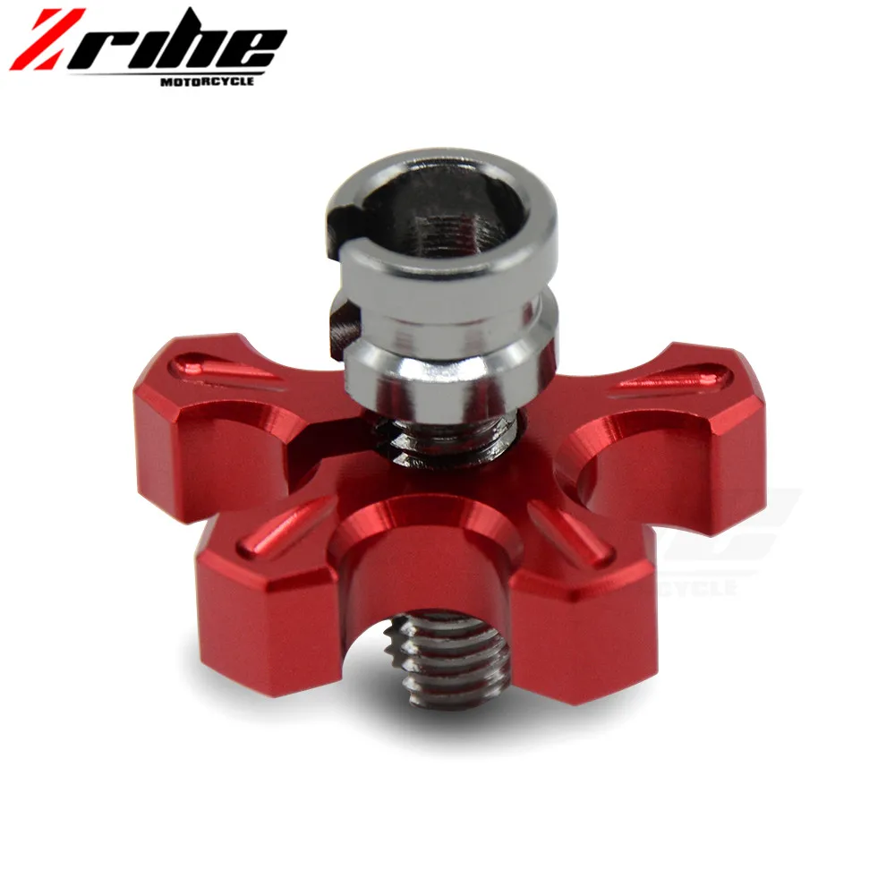 Motorcycle CNC Billet Clutch Cable Wire Adjuster Screw M8 M10 1.25 For Kawasaki ZX636 ZX6R 636 ZX9R FOR Suzuki GS1000 GS500E