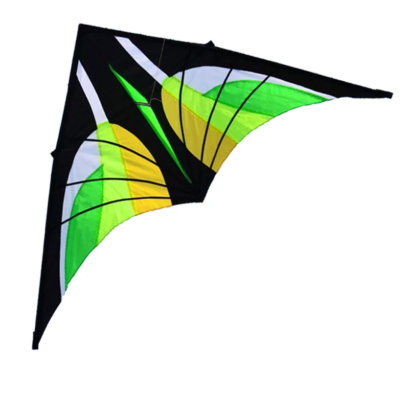 

New Toys Hot 2.8m Quality Goods Power Green Triangle/Delta Kite With Handle and String Good Flying Kites