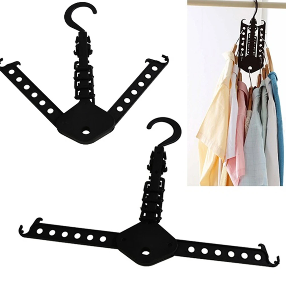 

Multifunctional Hanger Rack for Clothes, Space Saver, Folding Magic Hangers, Outdoor Closet Organizer