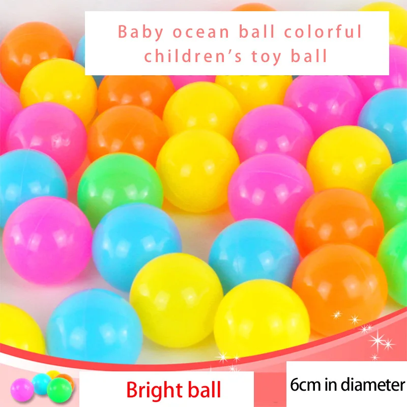 Playpen For Baby Geometric Safety Tent for Children Cartoon Plastic Game Sea Ball Pool Guardrail And 6 CM In Diameter Ocean Ball