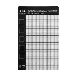 1PC K-888 Magnetic Screw Mat Memory Chart Work Pad Mobile Phone Repair Tools 145 X 90mm Palm Size