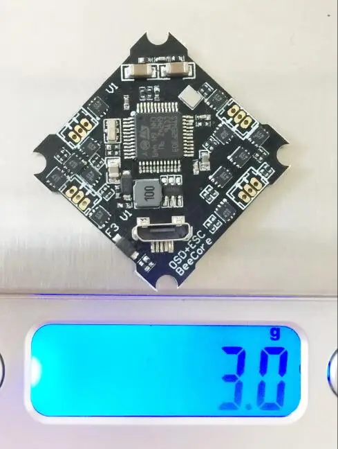 BeeCore F3 V1 STM32F303CCT6  MPU-6000 DC 3.6-4.2V 5V/0.5A BEC  support D-shot150 D-shot300 D-shot600 Oneshot125 Multishot