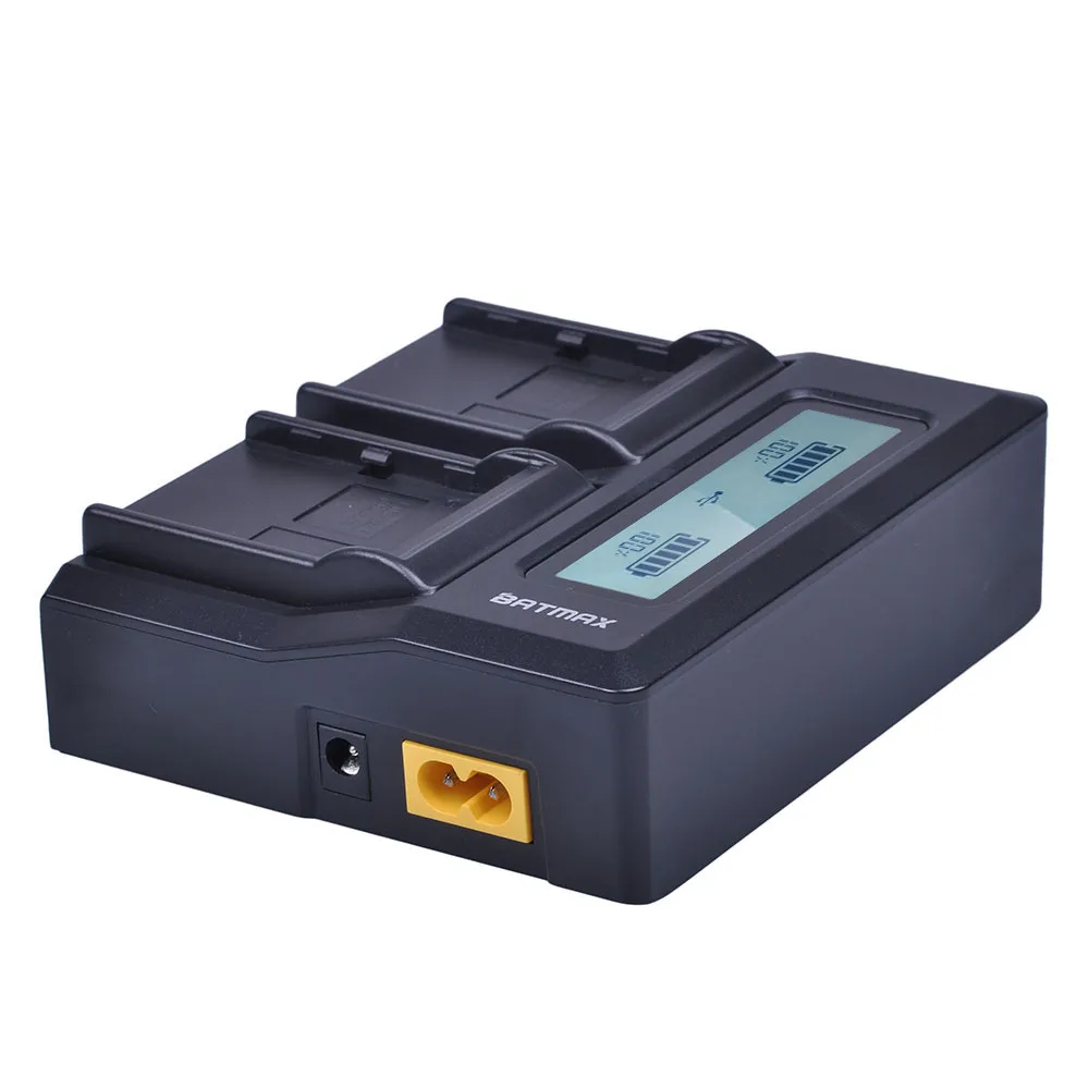 

Rapid LCD Dual Battery Charger for Topcon BT 65Q BT65Q Li-Ion Battery GTS 900 and GPT 9000 Total Station