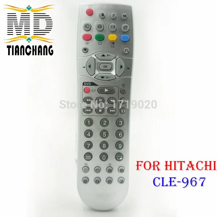 

New Replacement CLE-967 Use For Hitachi Plasma LCD TV DVD Combo Remote Control CLE-956 32PD5000