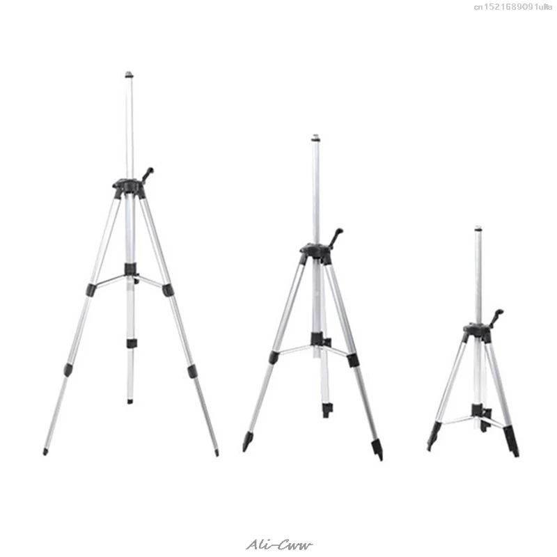 150 Cm Tripod Karbon Aluminium dengan 5/8 Adaptor untuk Laser Level Disesuaikan