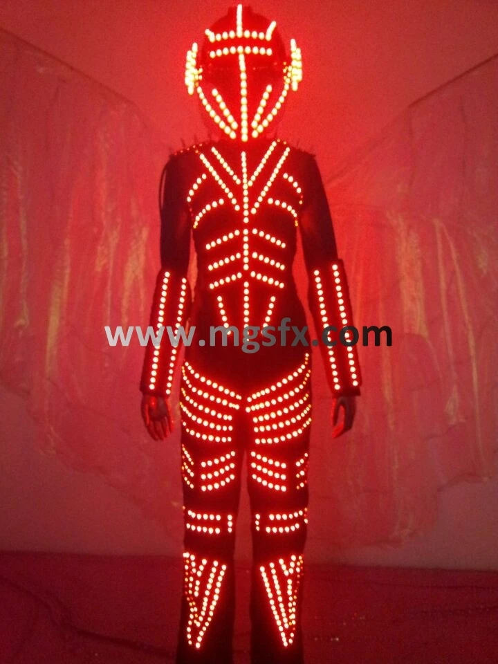 

Free shipping RGB LED Dance suit / LED light costume / LED Clothing