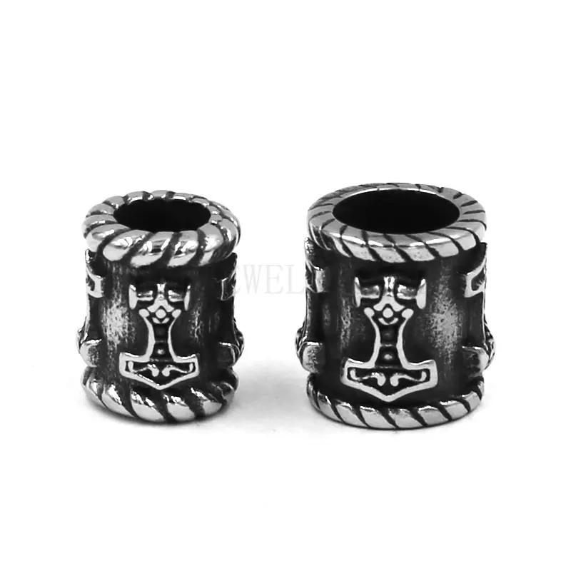 Classic Myth Thor Hammer Pendant Stainless Steel Punk Celtic Knot Norse Viking Amulet Biker Men Lovers Jewelry SWP0456