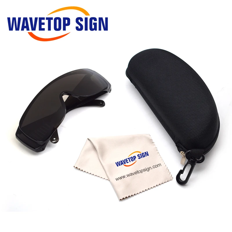 WaveTopSign TCO2 Series 10600nm เลเซอร์ความปลอดภัย Goggles Shield สำหรับ CO2 ตัดเลเซอร์แกะสลักเครื่อง