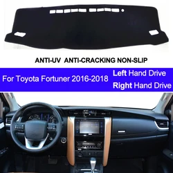 Car Dashboard Cover Dash Mat For Toyota Fortuner 2016 2017 2018 Dashmat Pad Carpet Dash Board Cover Sun Shade Auto Car Styling