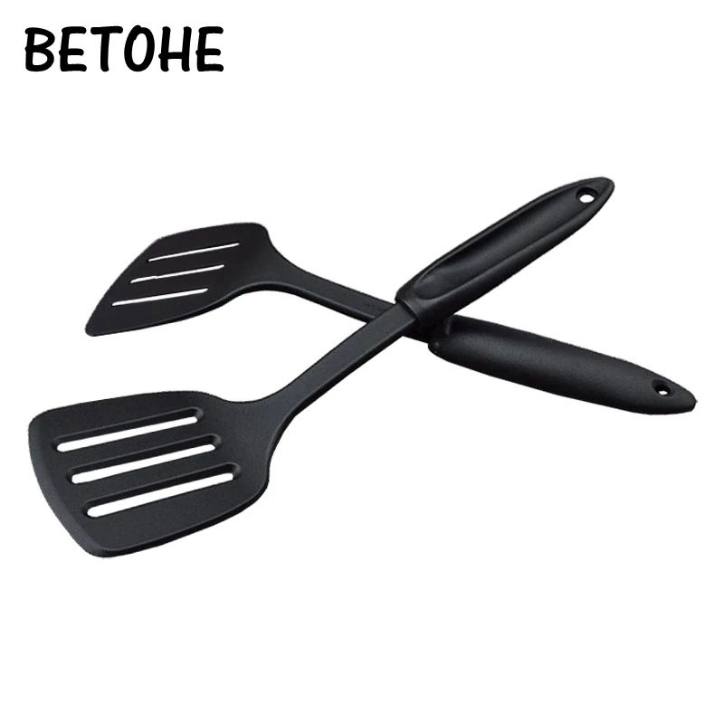 Slotted Turners Kitchen Utensils Nonstick Cooking Spatula Nylon Heat-Resistant Slotted Spoon Scoop Turner Kitchen Cooking Tools