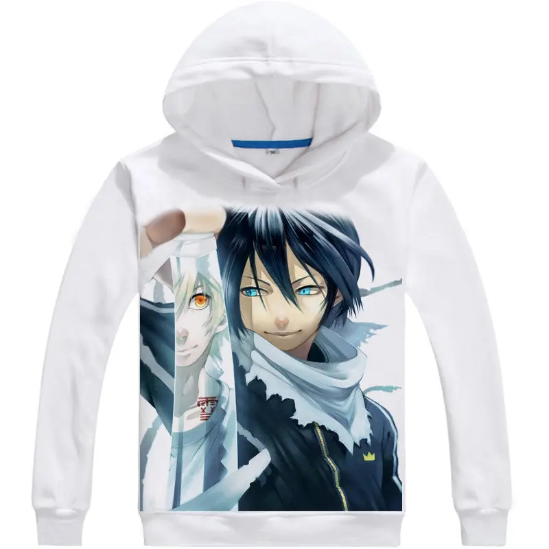 Noragami Aragoto Stray God Hoodie Anime Yato God Cosplay Cartoon Pullover Cute Sweatshirts Japanese Cartoon Fans