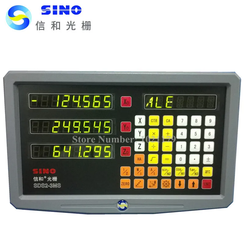 New Arrival SINO SDS3MS 3 axis digital readout DRO kit Lathe Milling Machine three Axis DRO display