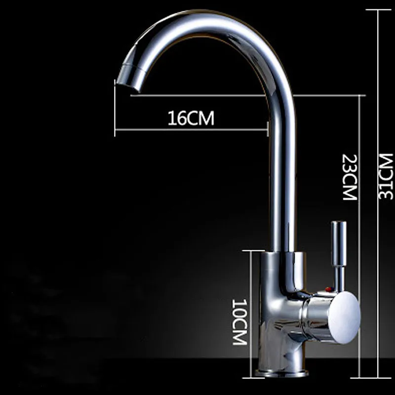 Single Hole round swivel kitchen faucet,Hot Cold Water Mixer tap,mixer cozinha torneira,chrome kitchen sink taps,J14018