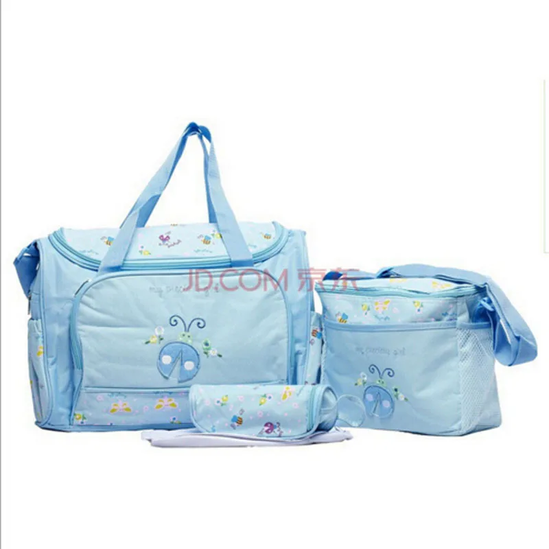 4PCS/Set High Quality Tote Baby Shoulder Diaper Bags Durable Nappy Bag Mummy Mother Baby Bag Mummy Maternity Nappy Bag