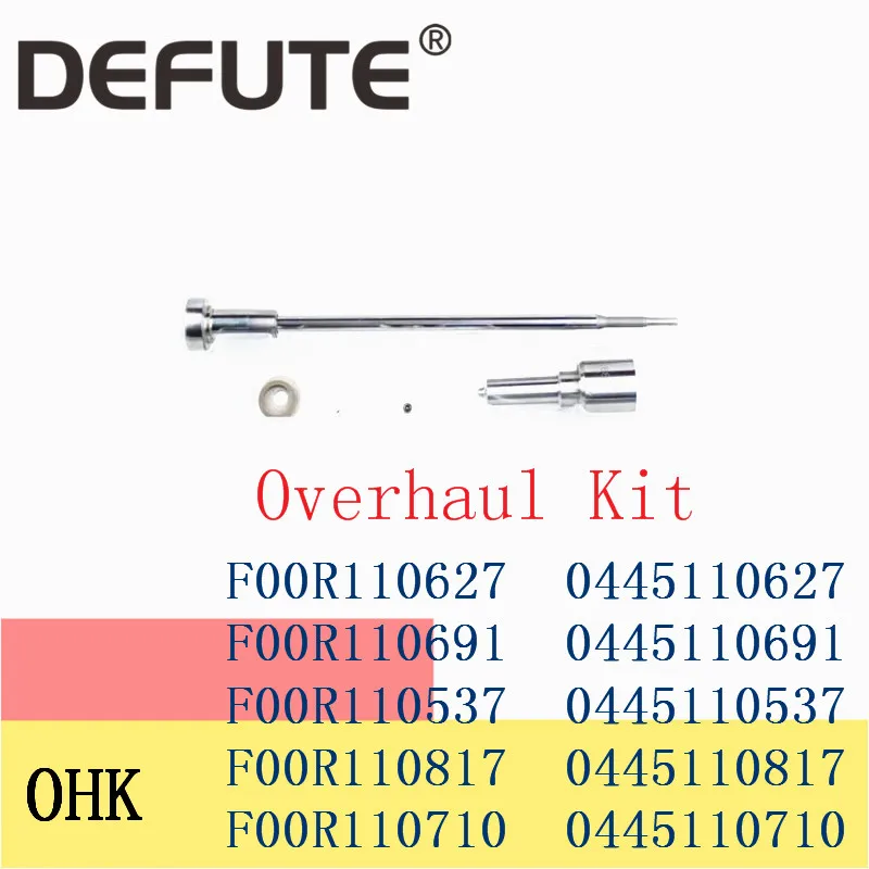 

Fuel injector overhaul kit HK package F00R110 537/817/710/691/627, 0445110627, 0445110691, 0445110537, 0445110817, 0445110710