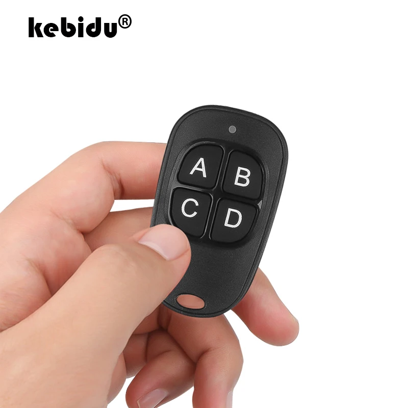 kebidu 4 Button Gate Garage Door Opener Remote Control 433MHZ Copy remote High sensitivity Wide Range Effectiveness