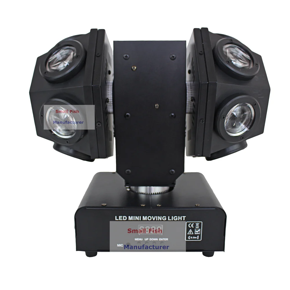 2019 Newest 12X10W RGBW 4IN1 LED Beam Lights LED Disco Lights DMX512 Football Moving Head Light Professional Dj Bar Party Lights