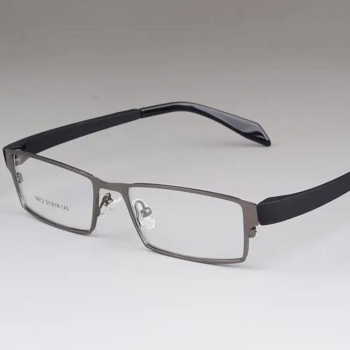 Imagen 2 del producto BCLEAR, monturas de gafas de aleación de titanio para hombres, patillas flexibles, piernas, Material de aleación de galvanoplastia IP, gafas de montura completa