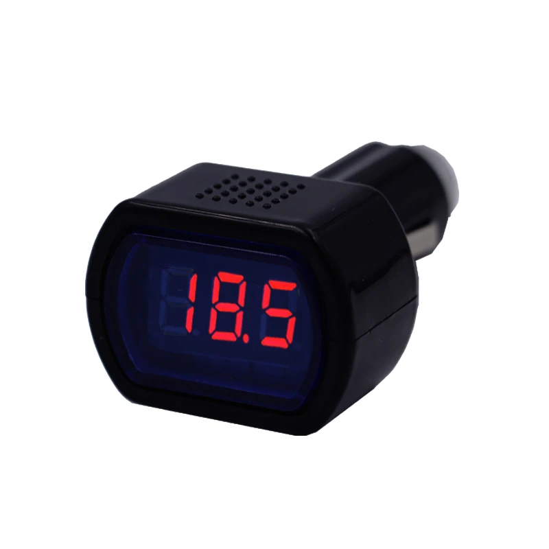 Caricatore Usb Auto Termometro Digitale Auto Con Voltmetro E USB - Display LED Per Batteria E Temperatura Indicatore Di Carica Batteria Led - Foto 10