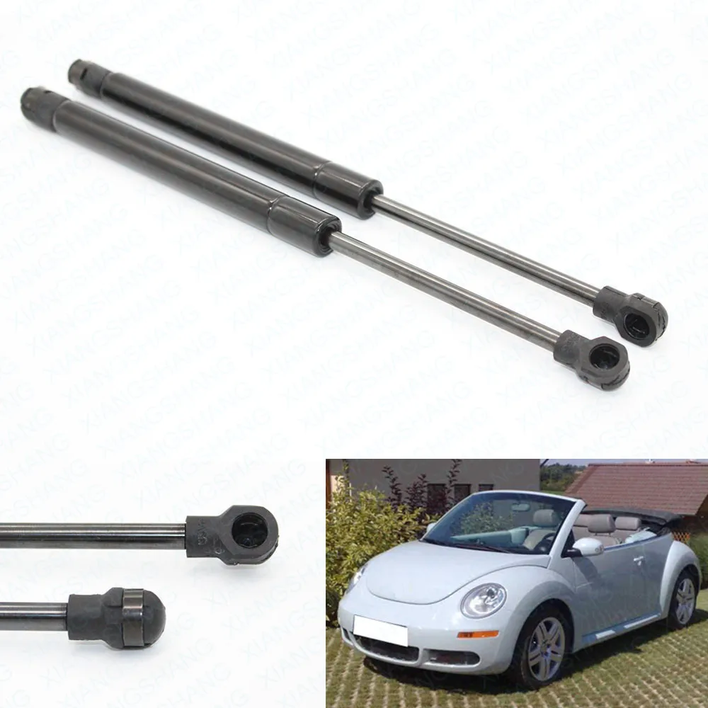 (2) Door Trunk Boot Gas Charged Struts Lift Support For 2003-2007 2008 2009 2010 Volkswagen Beetle Convertible 7.76 inch