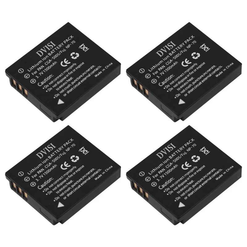 1.5Ah CGA-S005E DMW-BCC12 DB-60 DB-65 BP-DC4 NP70 البطارية لباناسونيك لوميكس DMC-FX180 DMC-LX1 DMC-LX2 LX3 FS1 FS2 FX01 FX07