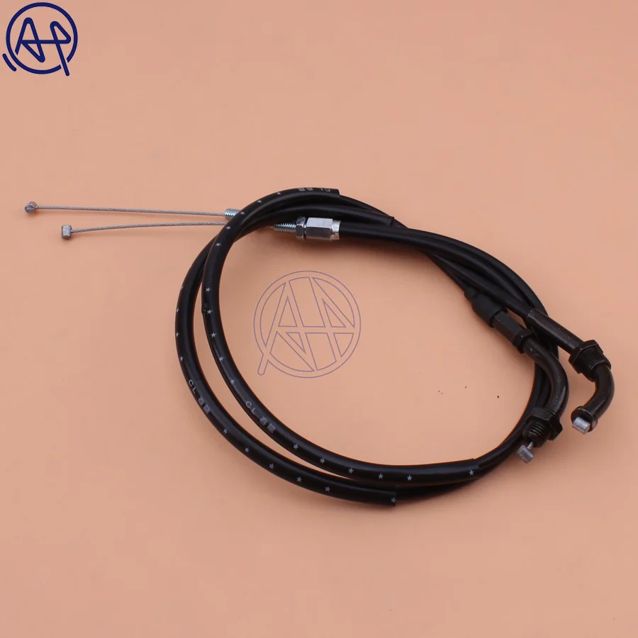 For Honda CBR600 RR CBR 600 F5 03-06 CBR1000 RR CBR 1000 04-07 1pair Motorcycle Throttle Oil Cables Line Accelerator Cable