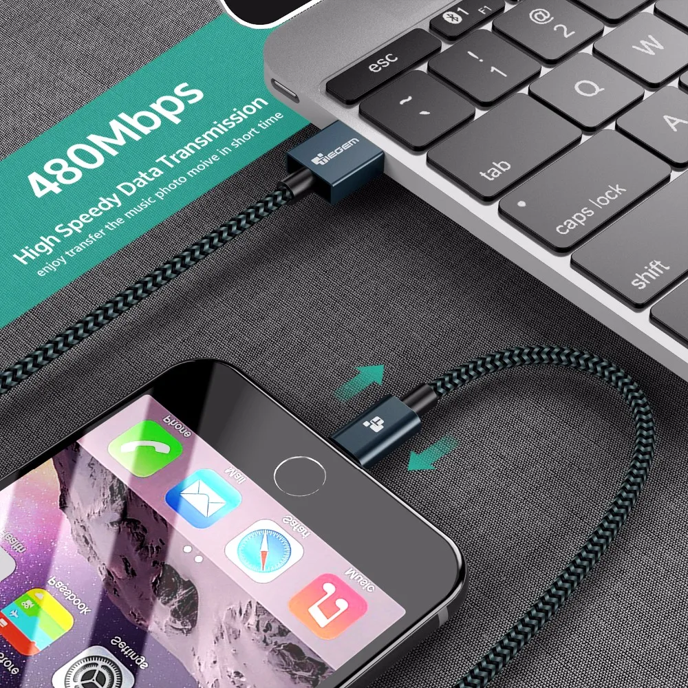 TIEGEM Usb Cable For iphone cable 11 12 13 pro max Xs Xr X SE 8 7 6 plus 6s 5 ipad air mini fast charging For iphone charger 3m
