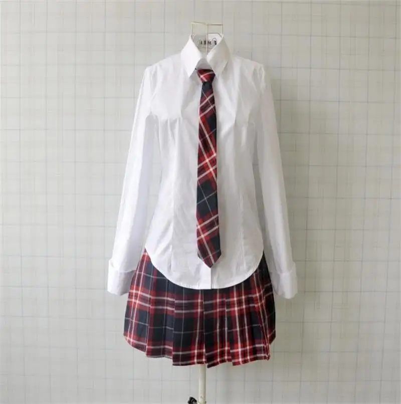 Studenti camicia a maniche lunghe uniformi Giappone e Corea Del Sud JK uniforme junior ragazze della high school studente vestiti T7