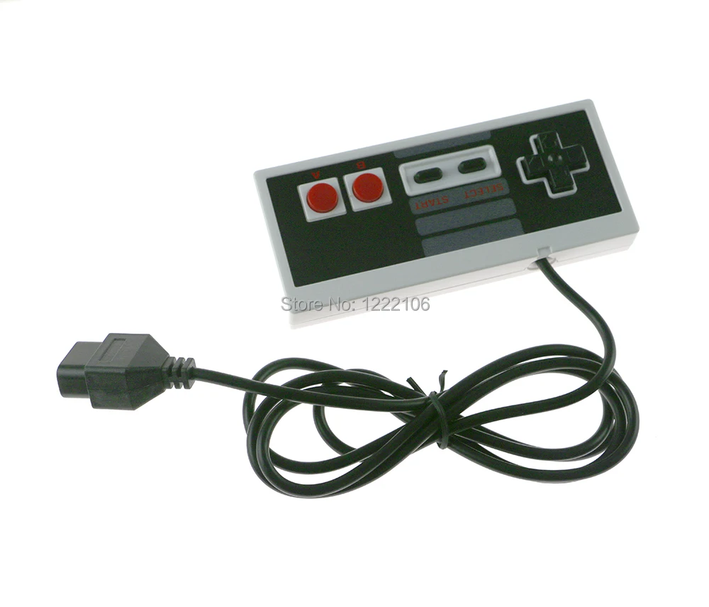 1 قطعة وحدة تحكم كلاسيكية ساخنة ألعاب الألعاب JoyStick Joypad لـ NES NTS (ليست لـ PAL) وحدة تحكم النظام النمط الكلاسيكي