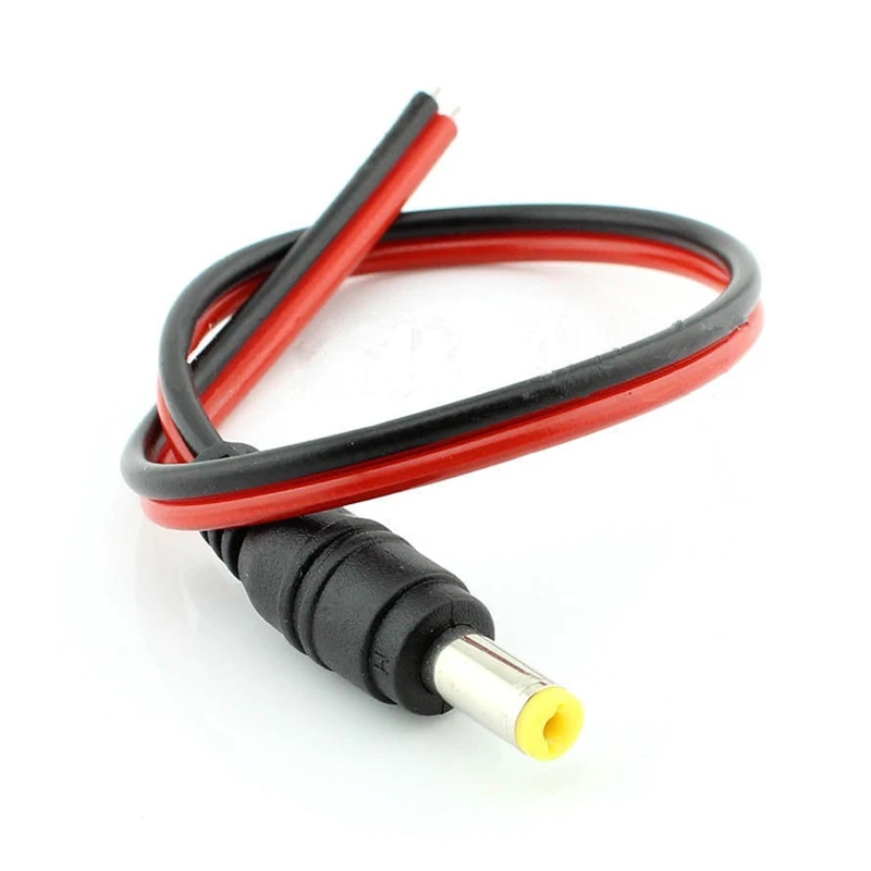 10คู่DC Power Pigtailชายหญิง12Vปลั๊กอะแดปเตอร์เสียบปลั๊กDC Plug Pigtailกล้องวงจรปิดกล้องDVR LED Light