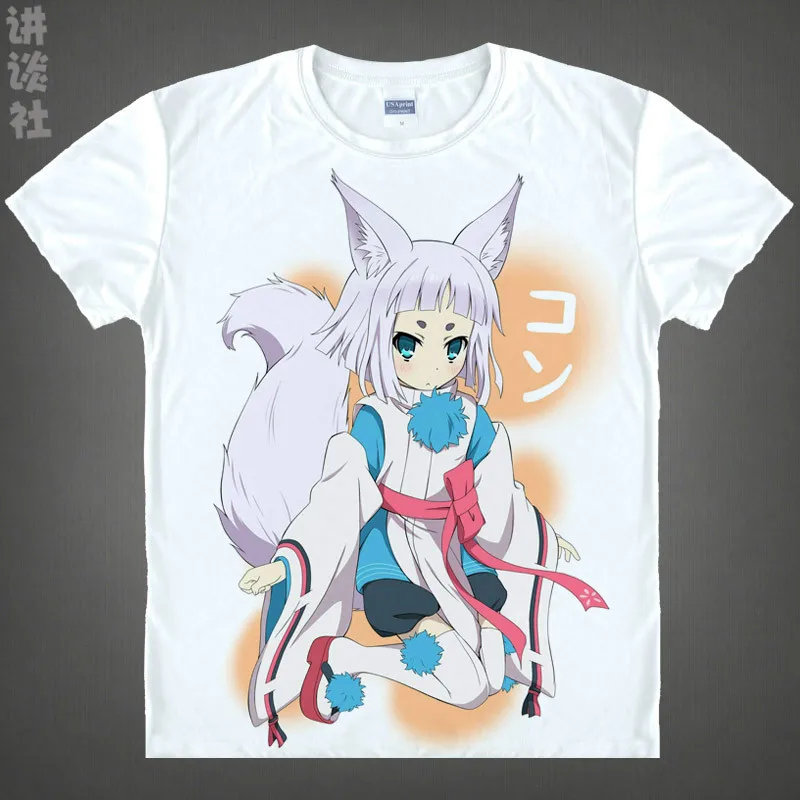 Coolprint Anime Shirt Tokyo Ravens T-Shirts Short Sleeve Harutora Tsuchimikado Natsume Suzuka Dairenji Cosplay Motivs Shirts