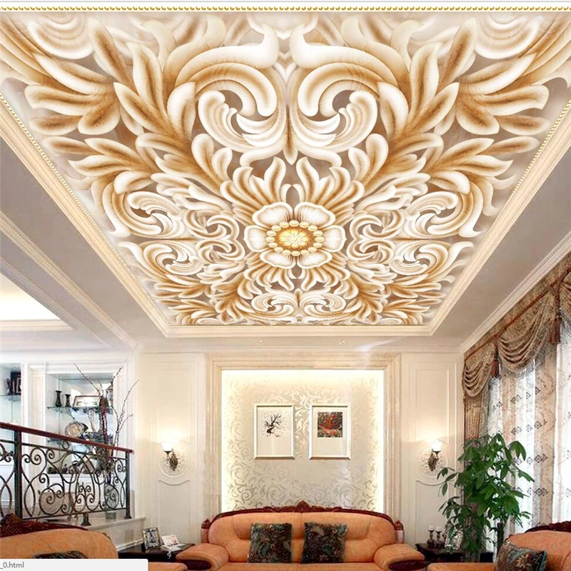 

wellyu Custom wallpaper 3d обои European Roman pattern living room zenith fresco 3d floor background papel de parede wall paer