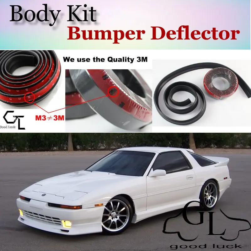 Car Scratch Proof Adhesive Strip For TOYOTA Celica Supra A70 A80 Bumper Lip / Front Spoiler Deflector / Body Kit / Strip Skirt