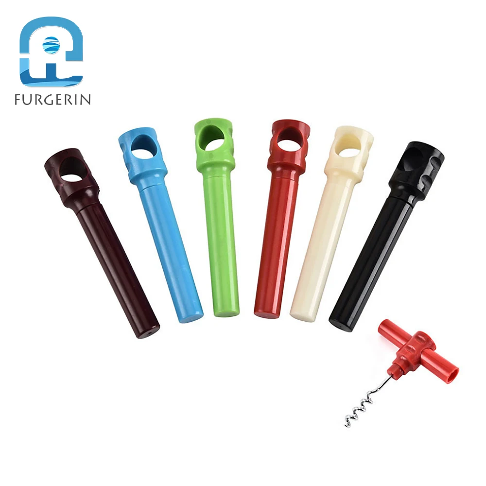 FURGERIN Wine Opener Creative Pen Holder Spire Bottle Openers Corkscrew Easy to Carry Kitchen Wedding Favors and Gifts