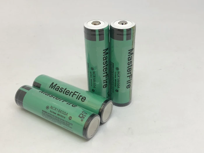 

MasterFire 4pcs/lot Original Protected NCR18650A 18650 3.7V 3100mAh Li-ion Battery Rechargeable Lithium Batteries Cell with PCB