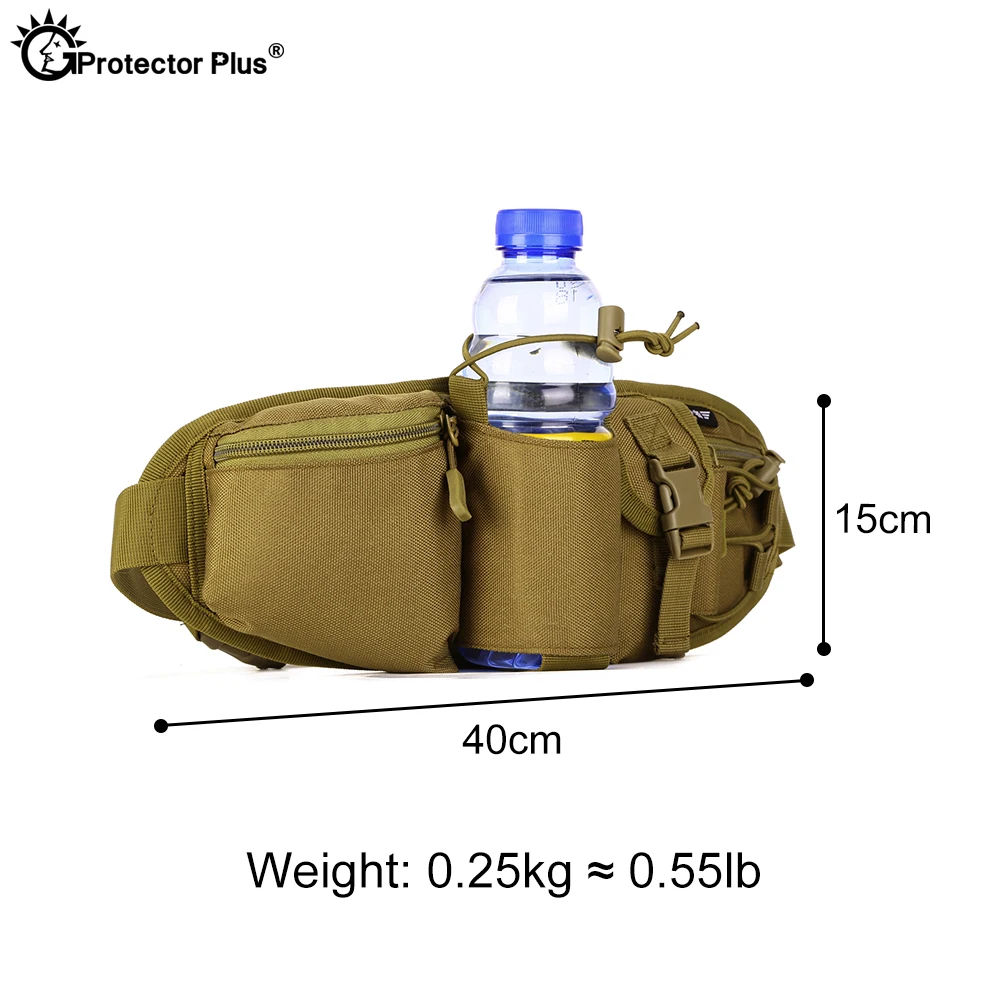 PROTECTOR PLUS Outdoor Sports Portable Bag Men Travel Waist Packs Waterproof  Camo  Riding Climbing Passport bag