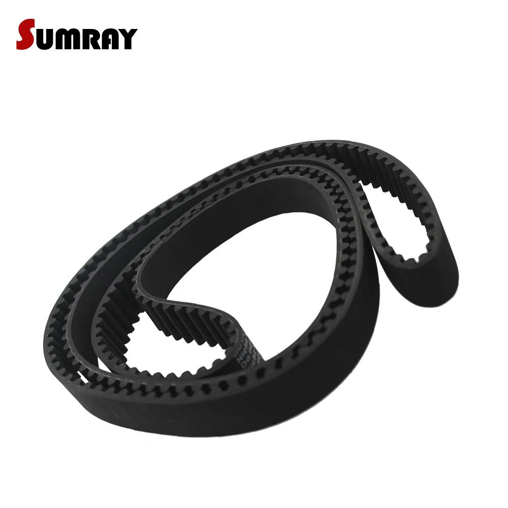 HTD8M Rubber Gear Belt 8M-3480/3600/3640/3800/4000/4104/4400/5432mm Pitch Length 25/30mm Width Tooth Belt for Engraving Machine