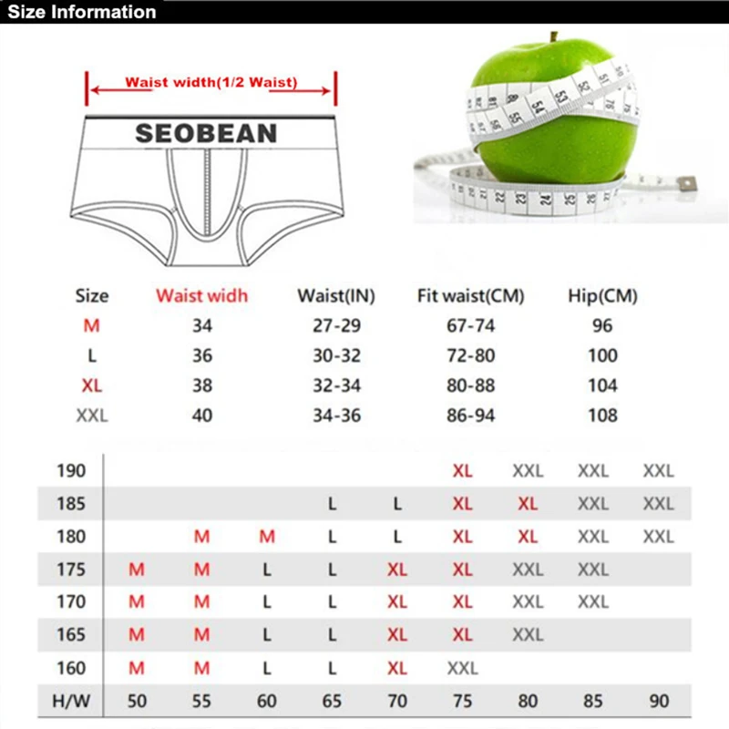 SEOBEAN Mens Underwear Boxers Classic Plaid 100% Cotton Boxer Shorts Men Home Sleep Wear U convex Penis Pouch Man Underpants