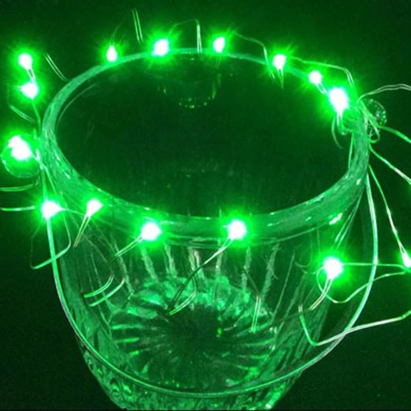 Free DHL Battery Operated 2M 20 LEDs Micro Copper LED string fairy starry vine lights for Christmas Halloween Holiday Decoration