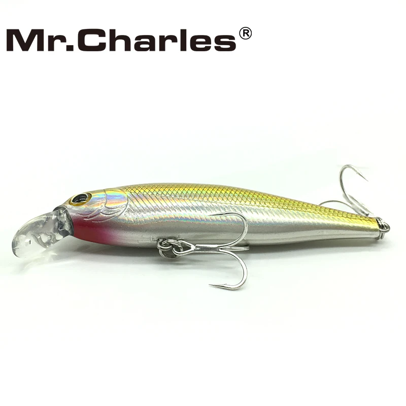 Mr.Charles CMC012 Fishing Lures , 80mm/10.2g 0-0.8m Suspending High Quality Minnow Crankbait Fishing Lure Hard Bait