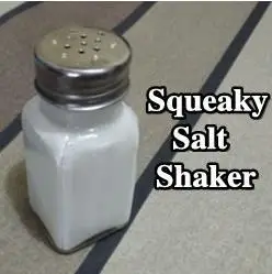 Squeaky Salt Shaker - Magic Trick,Fun,Stage,Close Up,street magic,Illusions,Magic Accessories,comedy