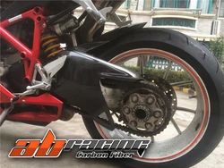 Rear Swingarm Frame Guard Cowling Fairing For Ducati 848 1098 1198  Full Carbon Fiber 100%