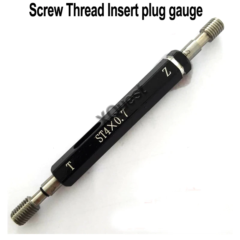 Screw Thread Insert Gauge ST M2X0.4 M2.5X0.45 M3X0.5 M4X0.7 M5X0.8 M6 M7X1 Right Hand thread insert Gage m8x1.25 m10x1.5 m12 m14