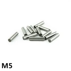 100pcs 5 mm Bearing Steel Cylindrical Pin Locating Pin Needle roller Thimble Length 5 6 7 8 10 12 13 14 16 18 20 22 24 25-50 mm