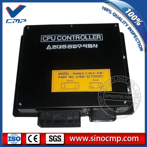 Control Unit 21EM-30111 for Hyundai Robex R220LC-3 Excavator Controller with 1 year warranty