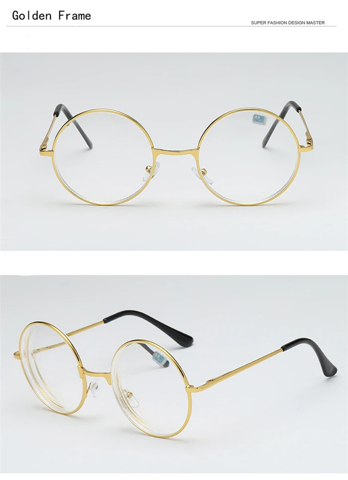 1,0 -1,5 -2,0 bis -6,0 Metall Runde Fertig Myopie Brille Männer Frauen Kurzsichtige Kurzsichtige Brillen verschreibungspflichtige Brillen – Detail 6