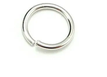 Worth Buying!50pcs solid sterling 925 Silver Jump rings 0.8*12mm silver 925 jewerly findings Open Ring