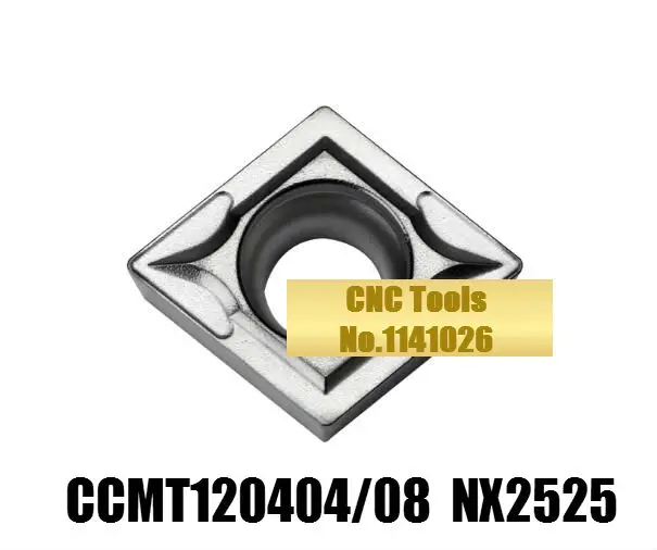 

10PCS CCMT120404 NX2525/CCMT120408 NX2525,original CCMT 120404/120408 insert carbide for turning tool holder