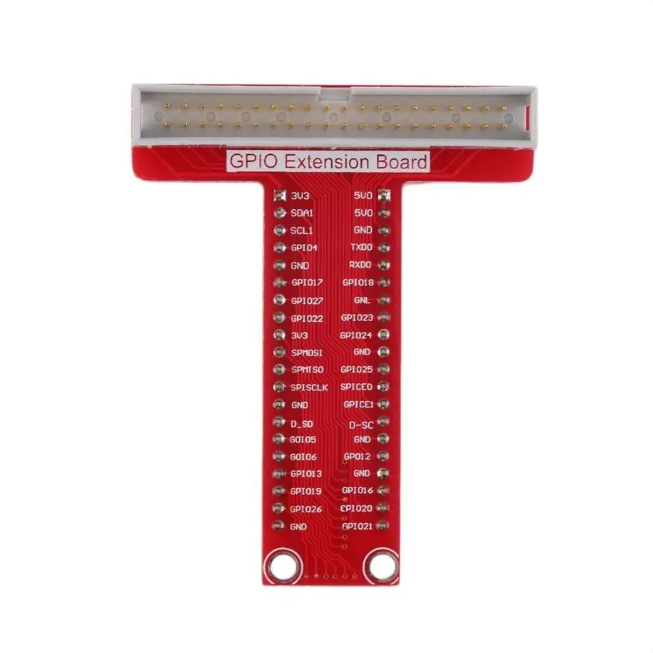 สำหรับพายราสเบอร์รี่ Raspberry Pi รุ่น B อุปกรณ์เสริม T ประเภท GPIO Expansion Board + Raspberry Pi 40P สายรุ้งสาย