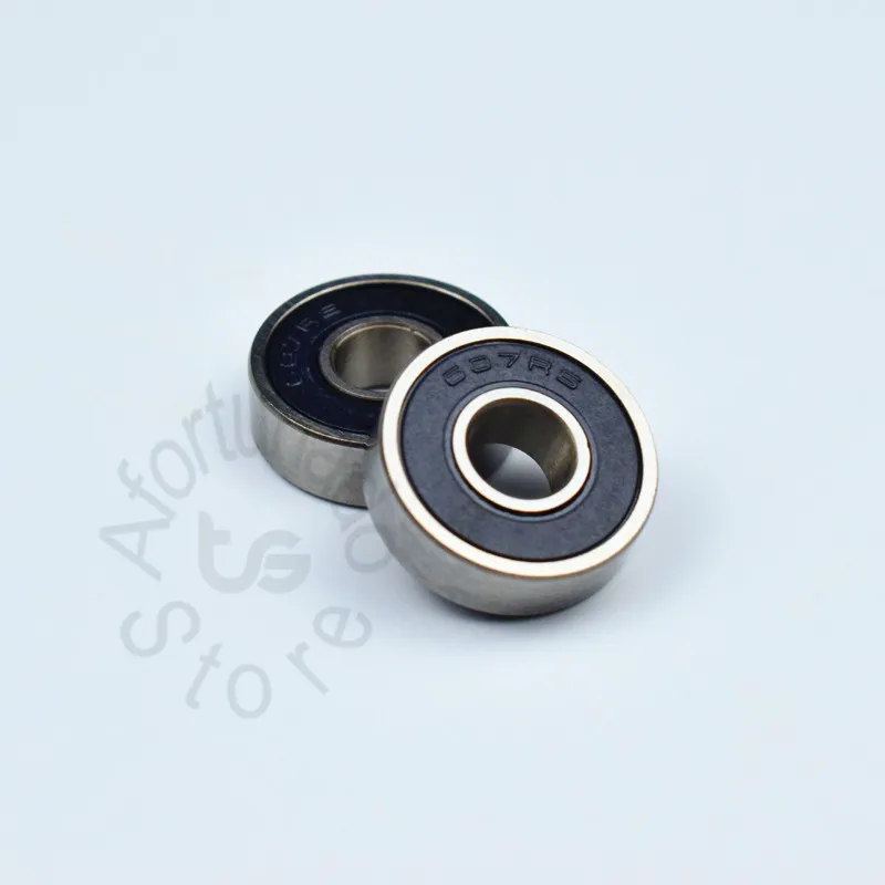 607RS 7*19*6(mm) 10pieces free shipping bearing ABEC-5 10pcs Sealed Miniature Mini Bearing 607 607RS chrome steel bearings